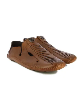 Alberto Torresi Mens Tan Adam Sandals