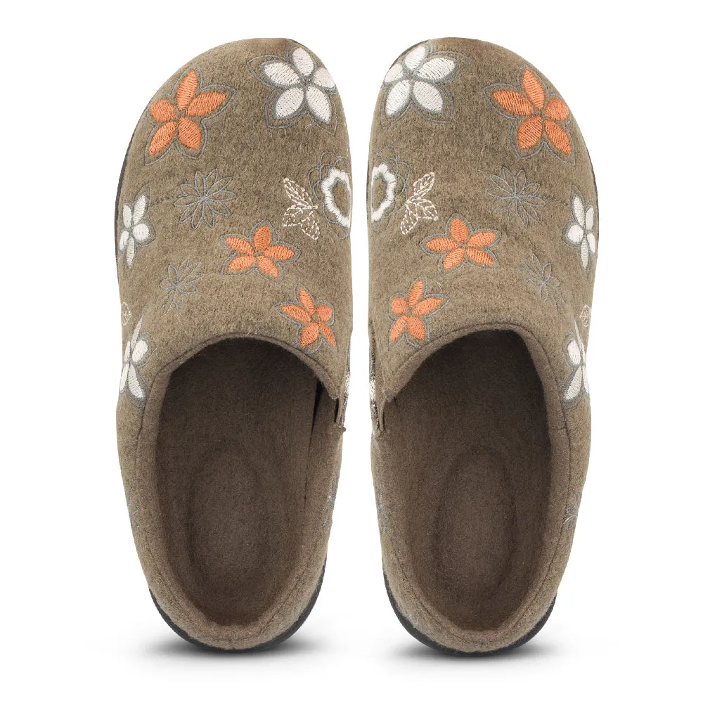 Angela Wool Clog Slip-On