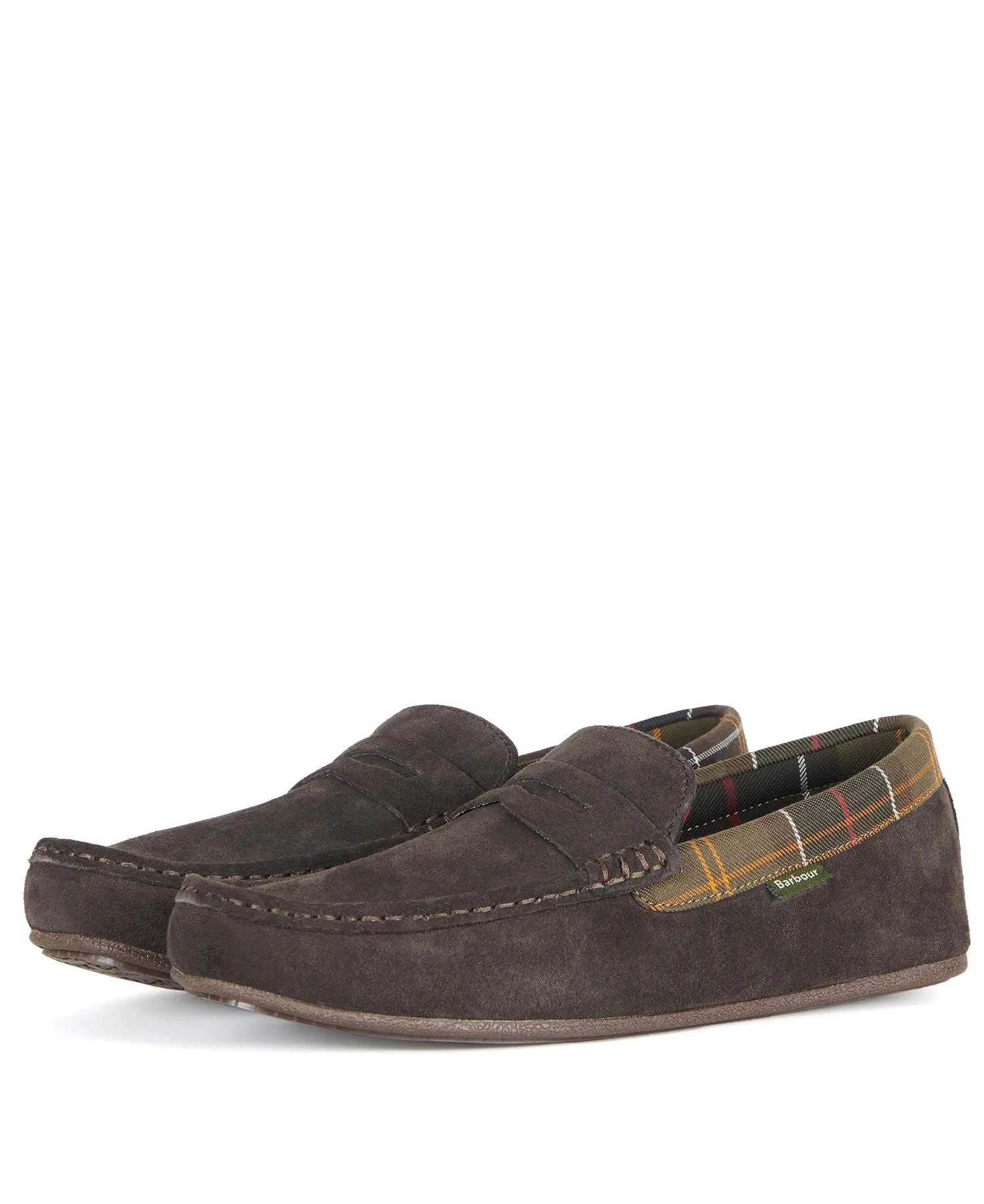 Barbour Mens 'Porterfield' Leather Loafer Slipper