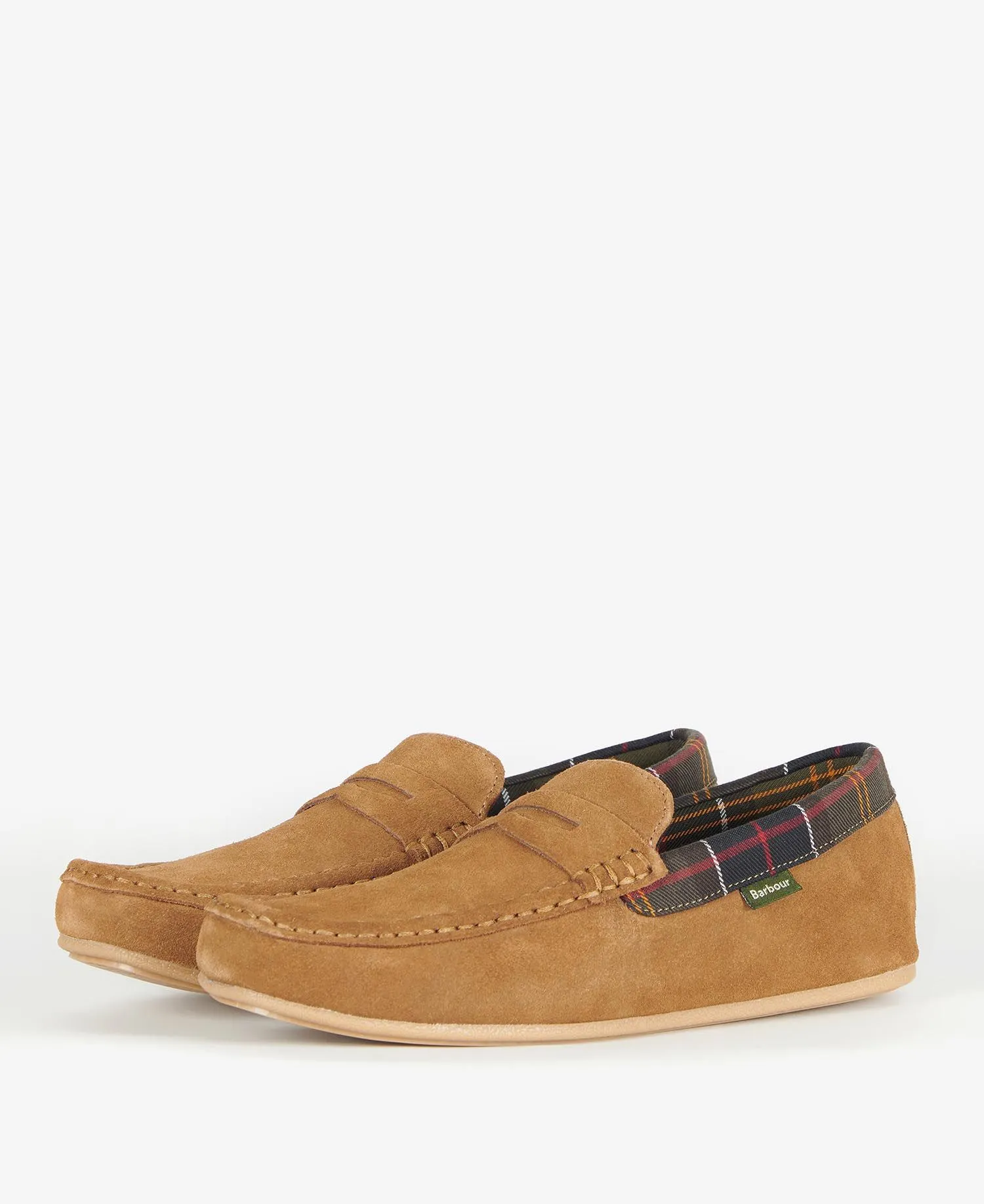 Barbour Mens 'Porterfield' Leather Loafer Slipper