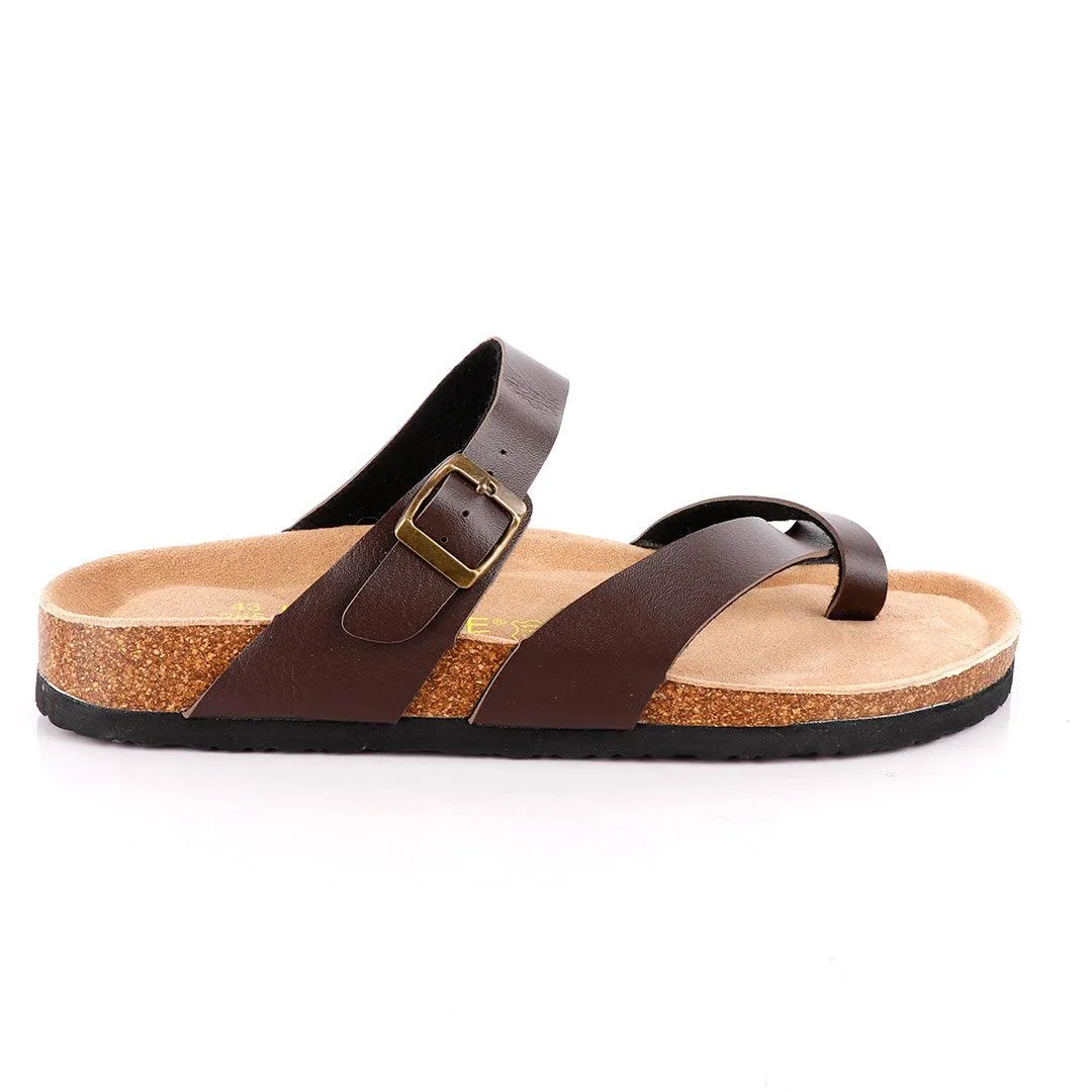 Big Brave "Birkenstock" Mayari Mocha Unisex Slippers - Brown