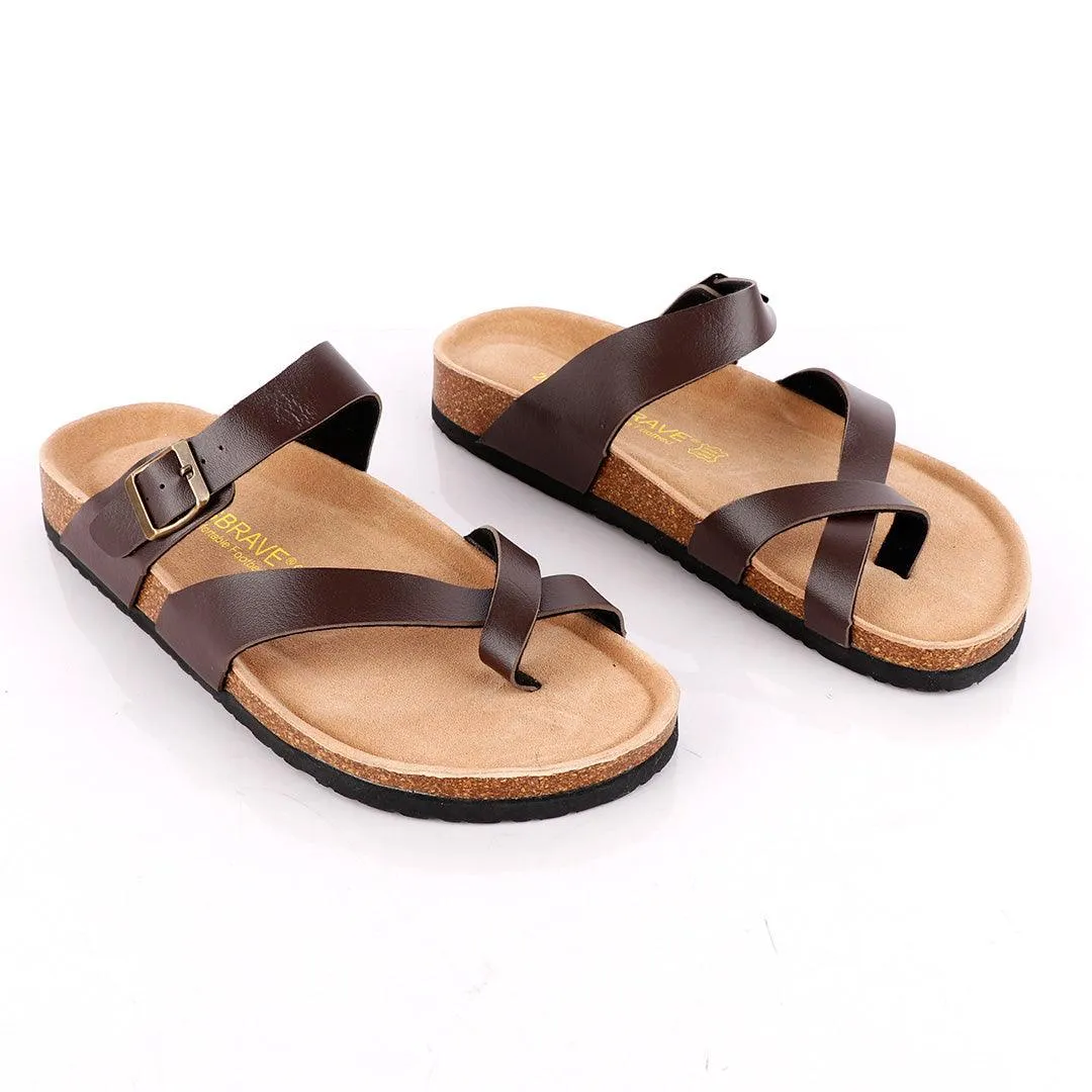 Big Brave "Birkenstock" Mayari Mocha Unisex Slippers - Brown