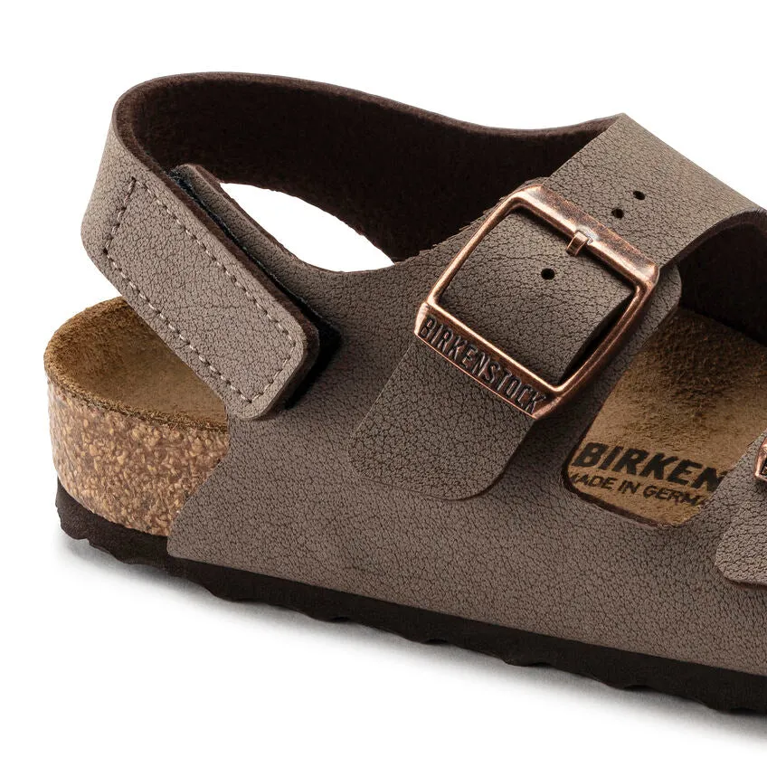 Birkenstock Kids' Milano HL Birkibuc (Mocha)