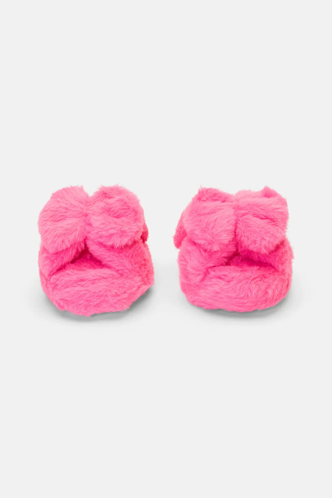 Bow Slippers Pink