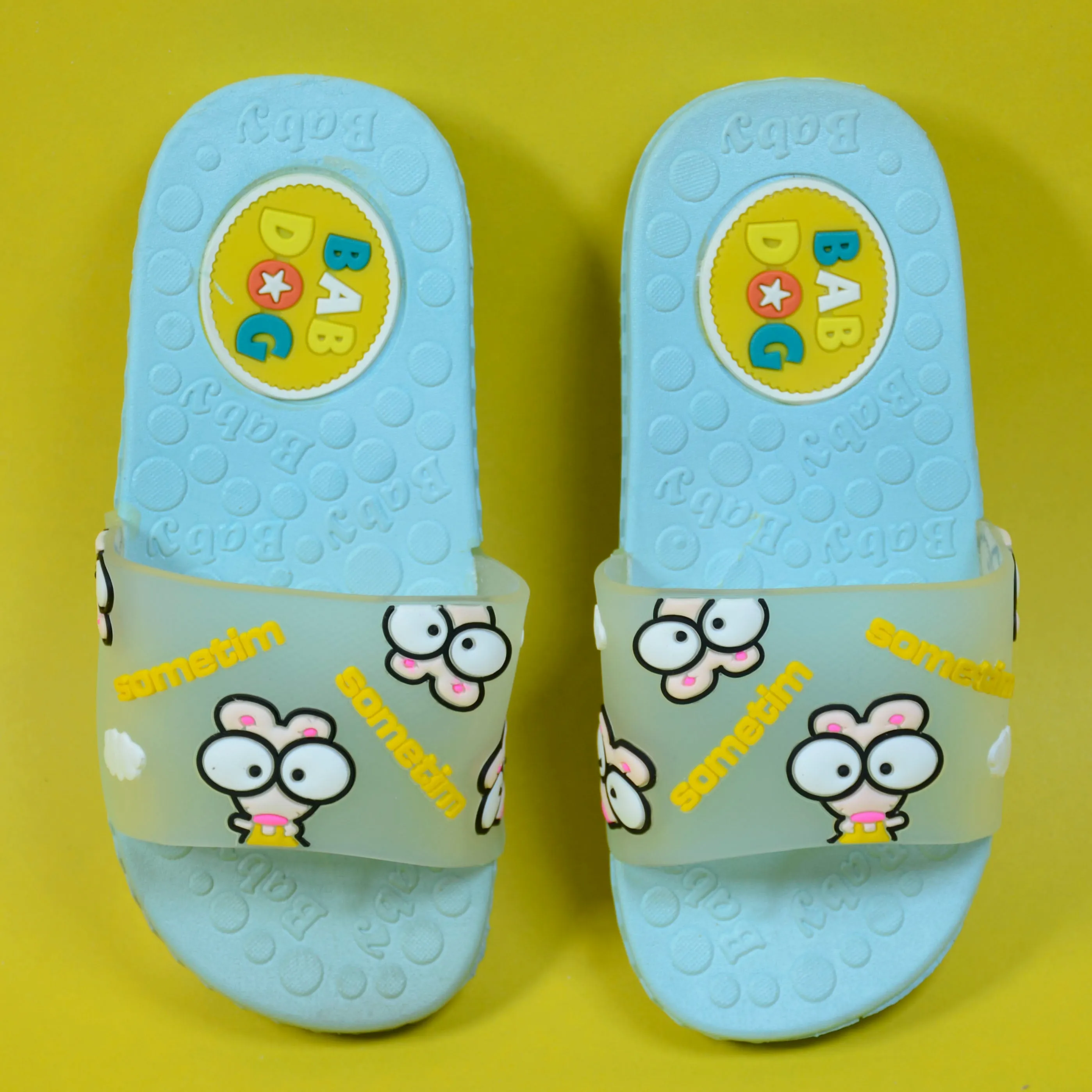 C1411 BABDOG Sometime Transparent with Baby Blue Slippers