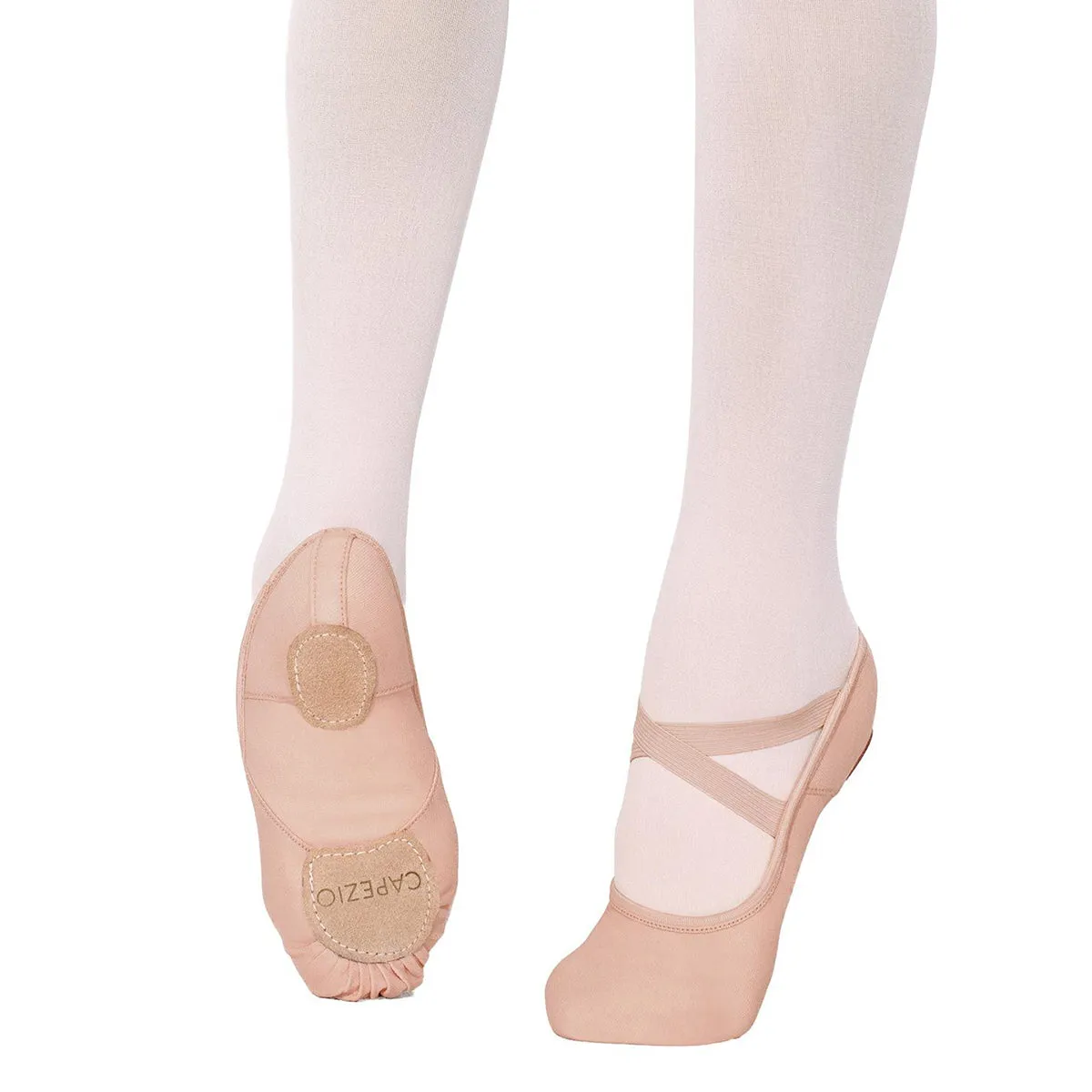 Capezio Child's Hanami Stretch Canvas Ballet Slippers - Nude