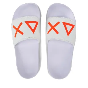 Ciabatte da Uomo SUN 68 Linea Slippers Logo Colore Bianco - X34103