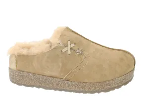 Haflinger Clogs Sheepskin Saskatchewan Beige