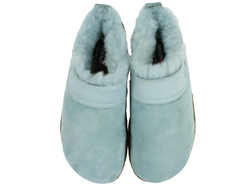 Haflinger Clogs Sheepskin Snowbird Mint