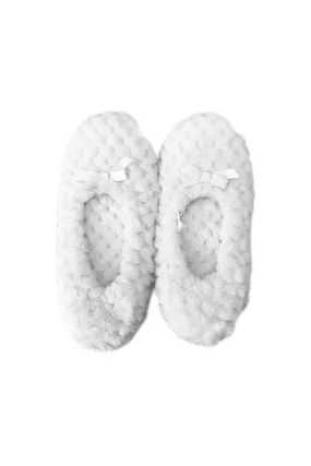 Honeycomb Fleece Slippers