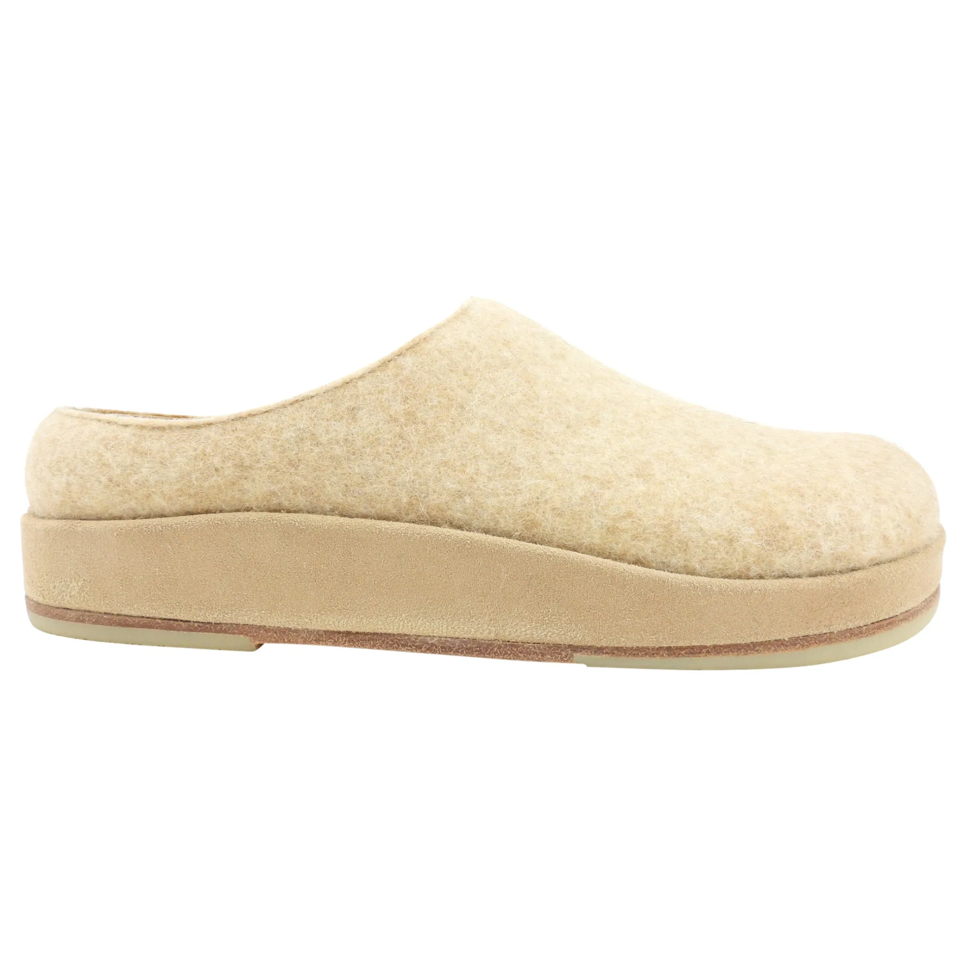 Lauren Manoogian Beige Felted Mule - 37