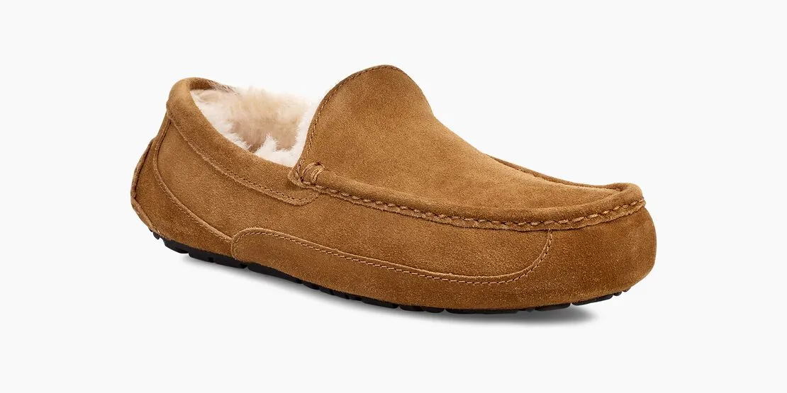 Men's Ascot Slipper Suede