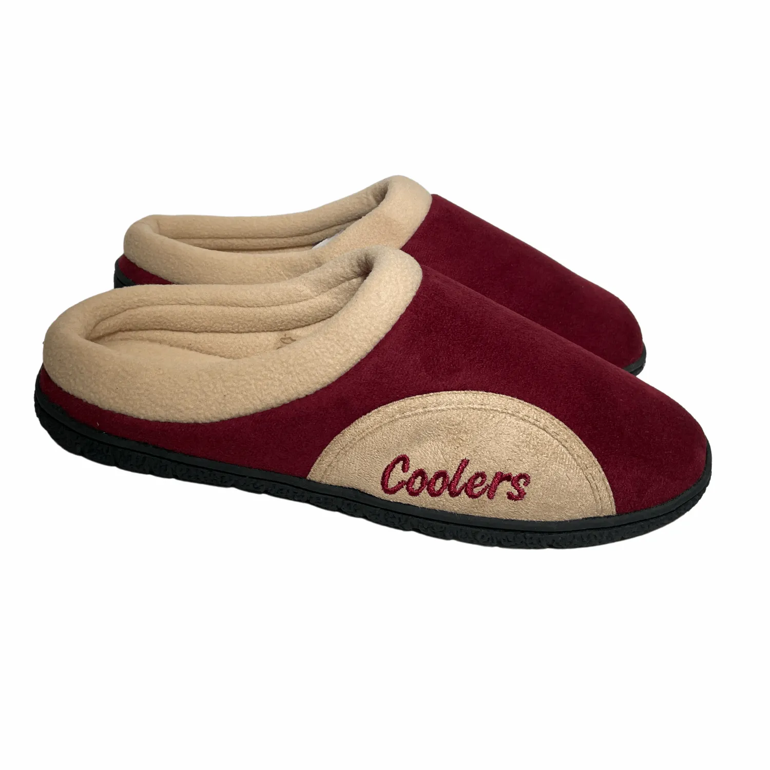 Microsuede Fleece Lined Mule Slippers