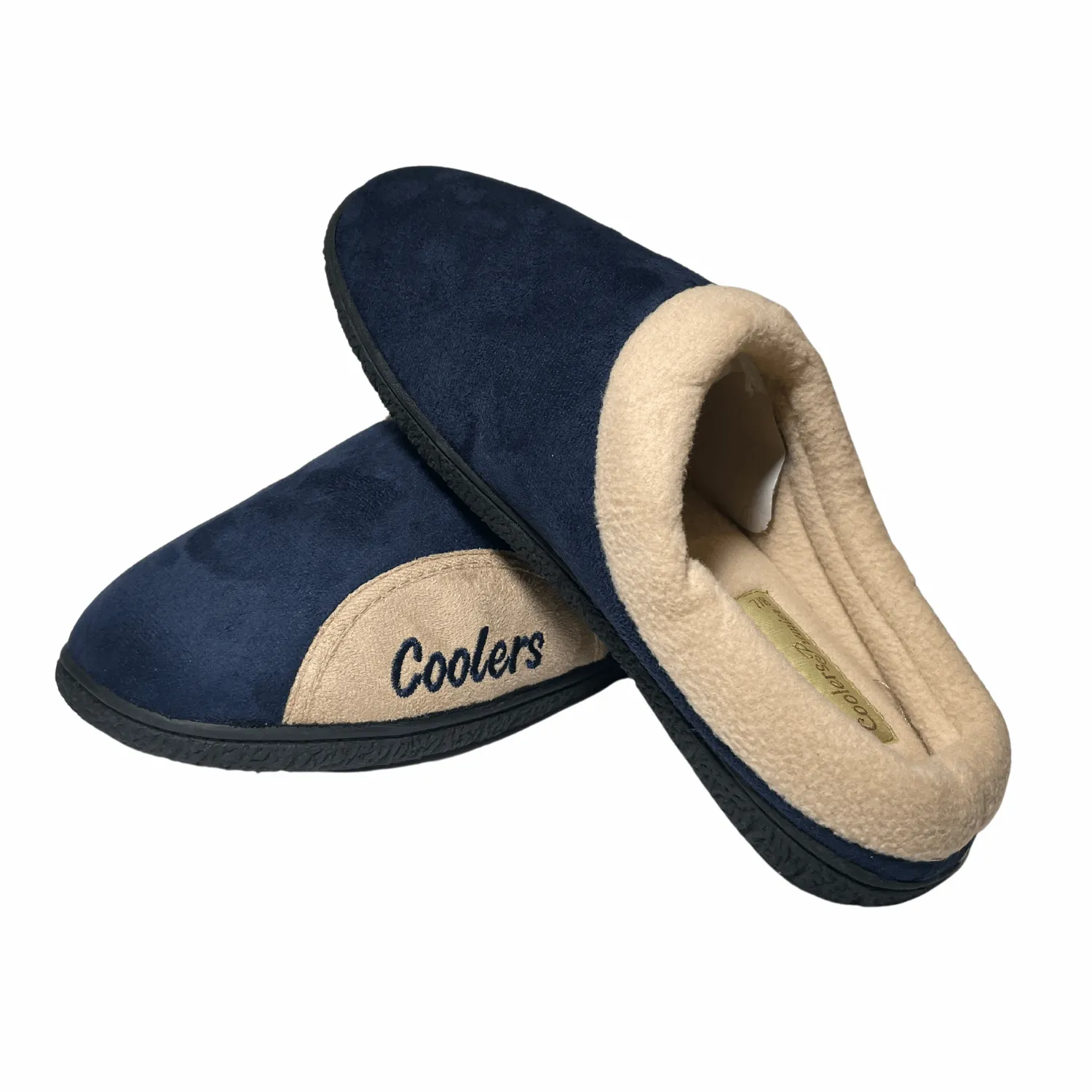 Microsuede Fleece Lined Mule Slippers