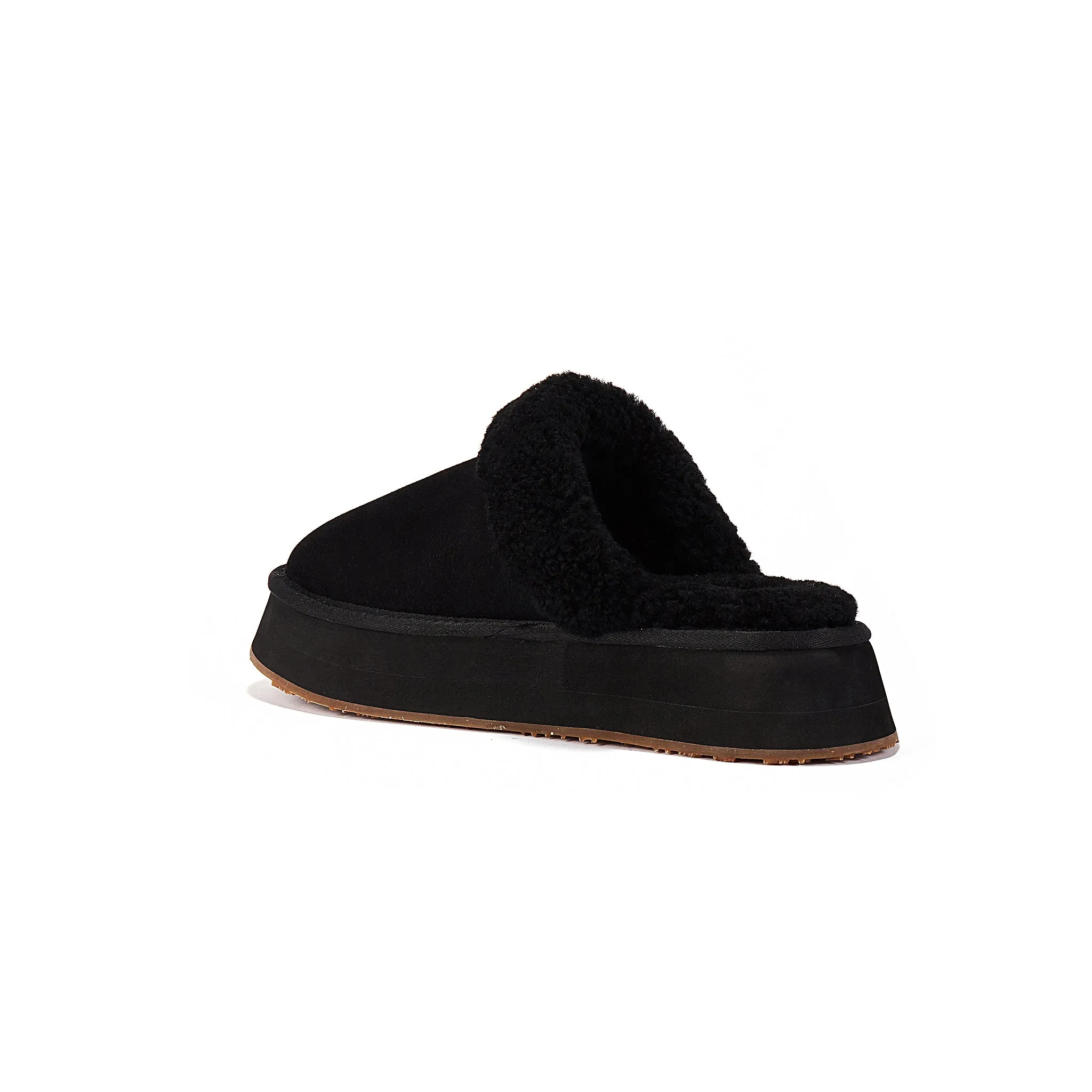 MULE PLATFOAM SUEDE BLACK