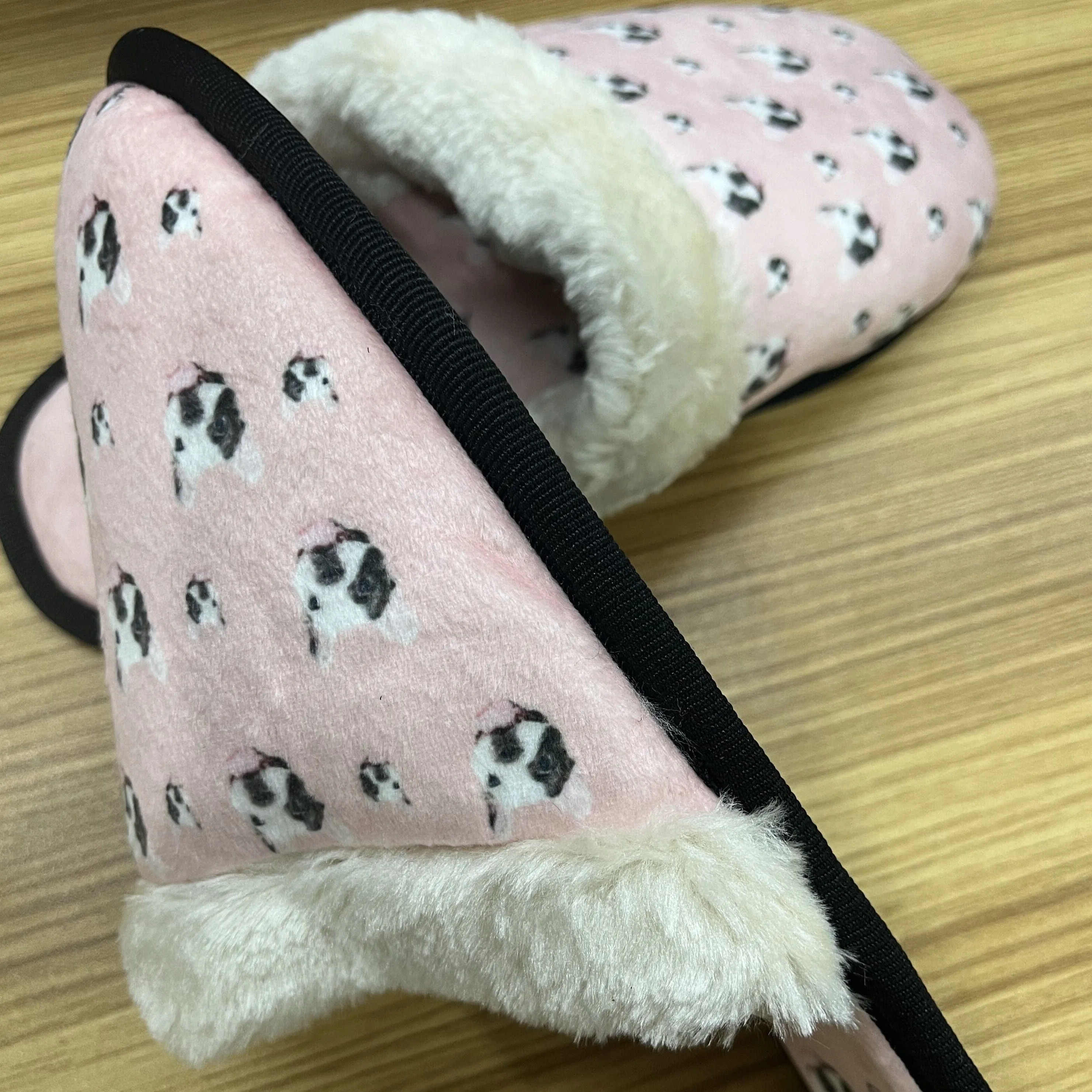 New Product Discounts-Custom Face Christmas Fuzzy Slippers for Women and Men Personalized Photo Non-Slip Slippers Indoor Warm House Shoes