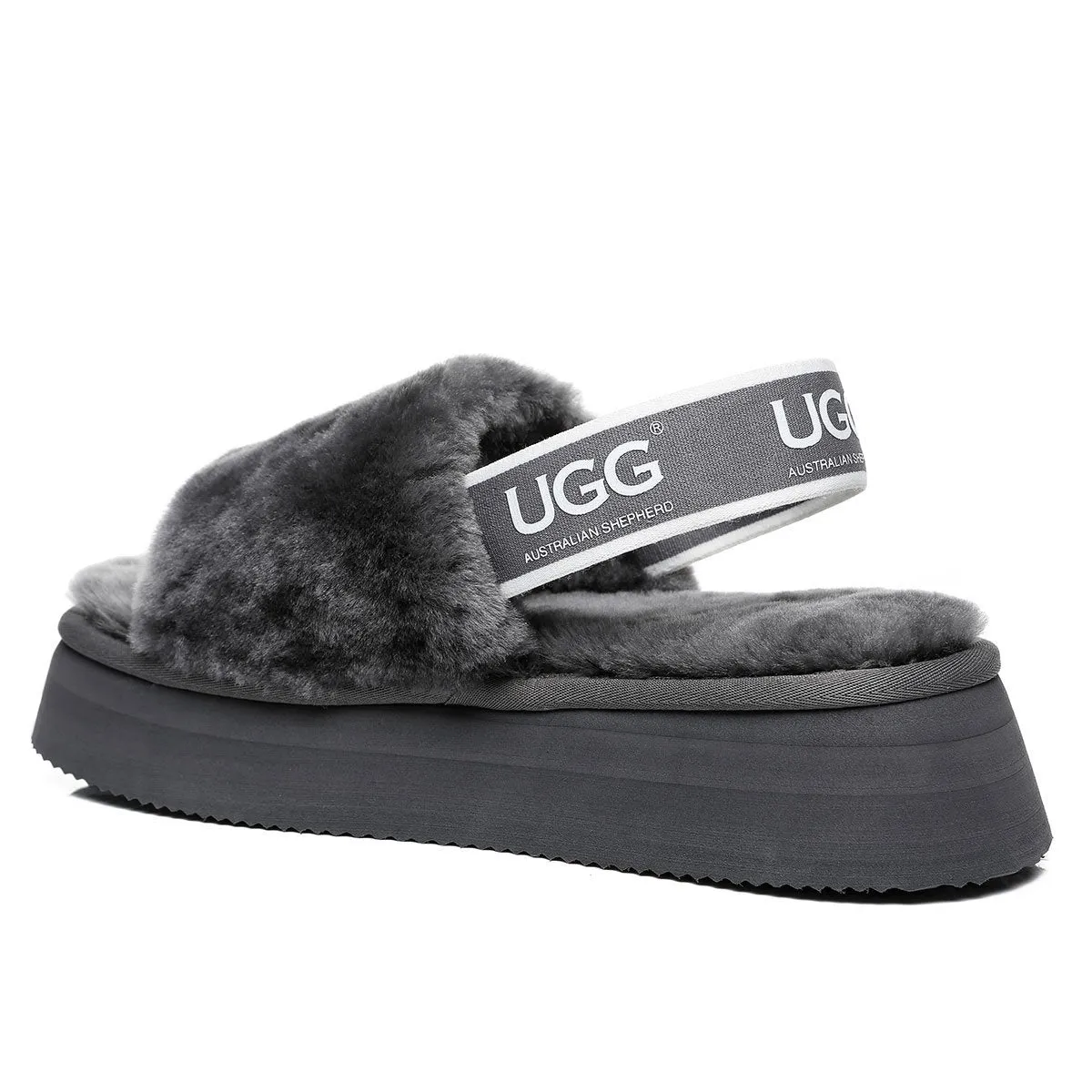 Premium Fluff UGG Platform Slides