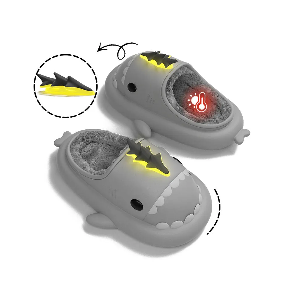 Sharkicks Basic - Winter Lightning Dragon Heel-open Shark Slippers