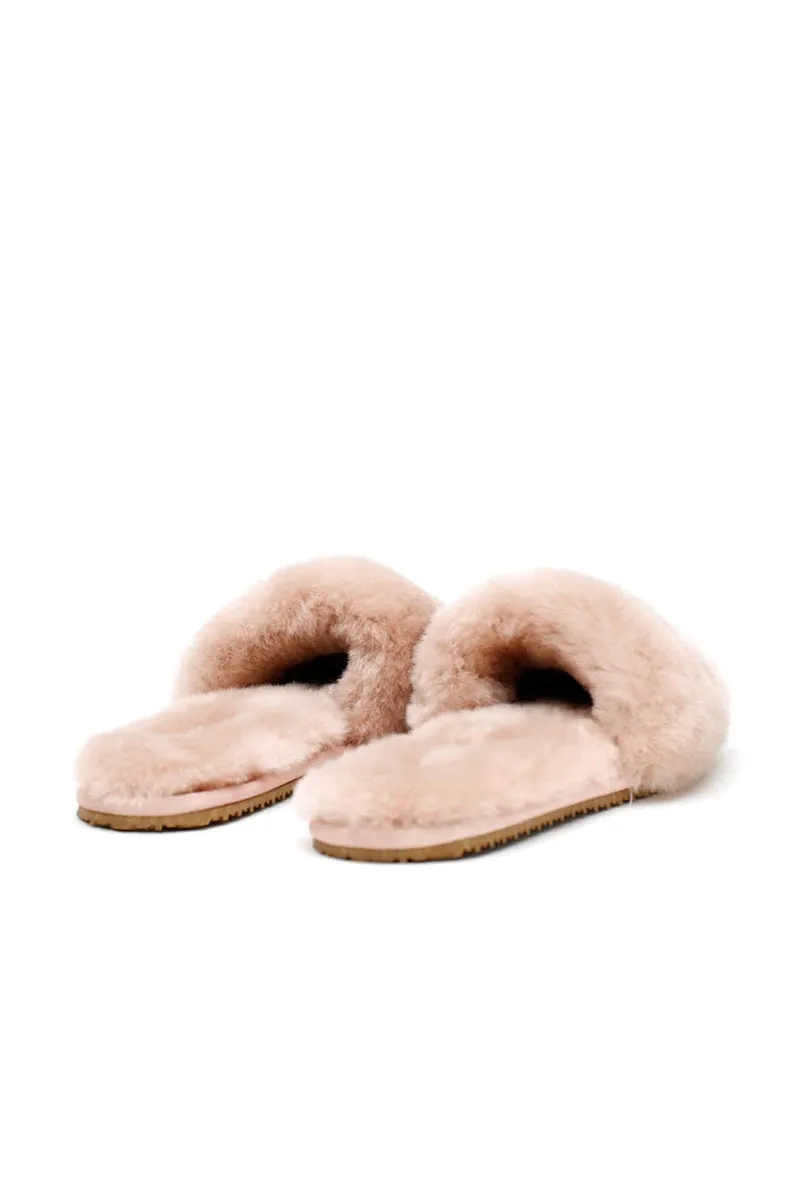 SHEEPY SLIPPER-DUSTY PINK