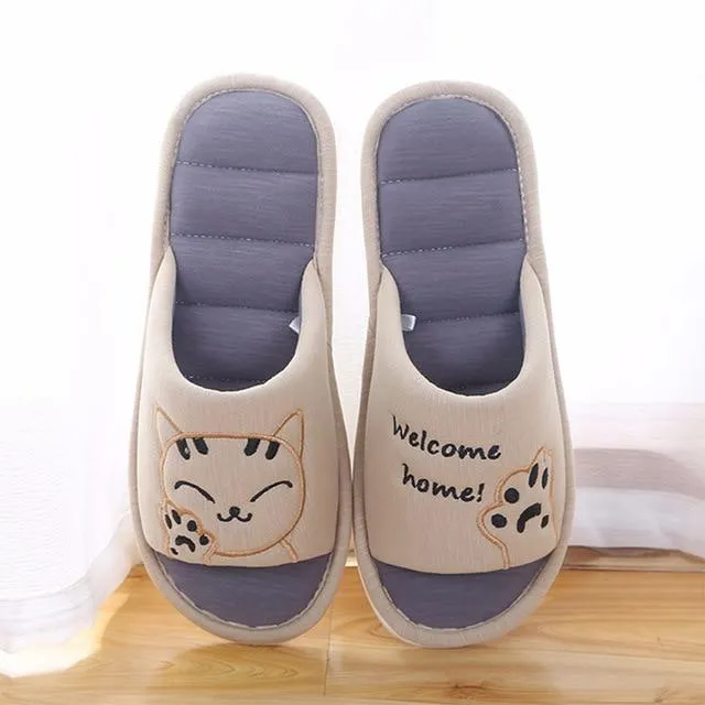 Soft Home Flat Warm Comfort Slippers