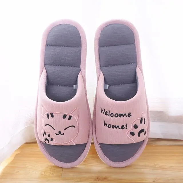 Soft Home Flat Warm Comfort Slippers