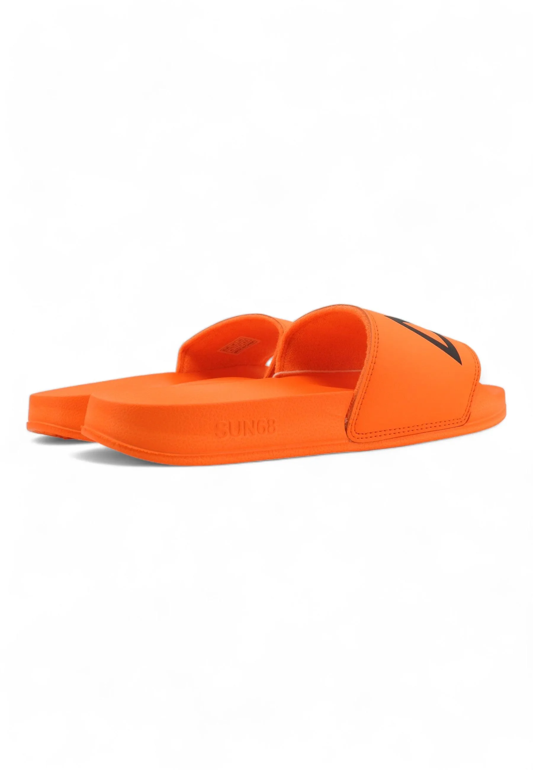 SUN68 Slippers Ciabatta Uomo Arancione Fluo X34103