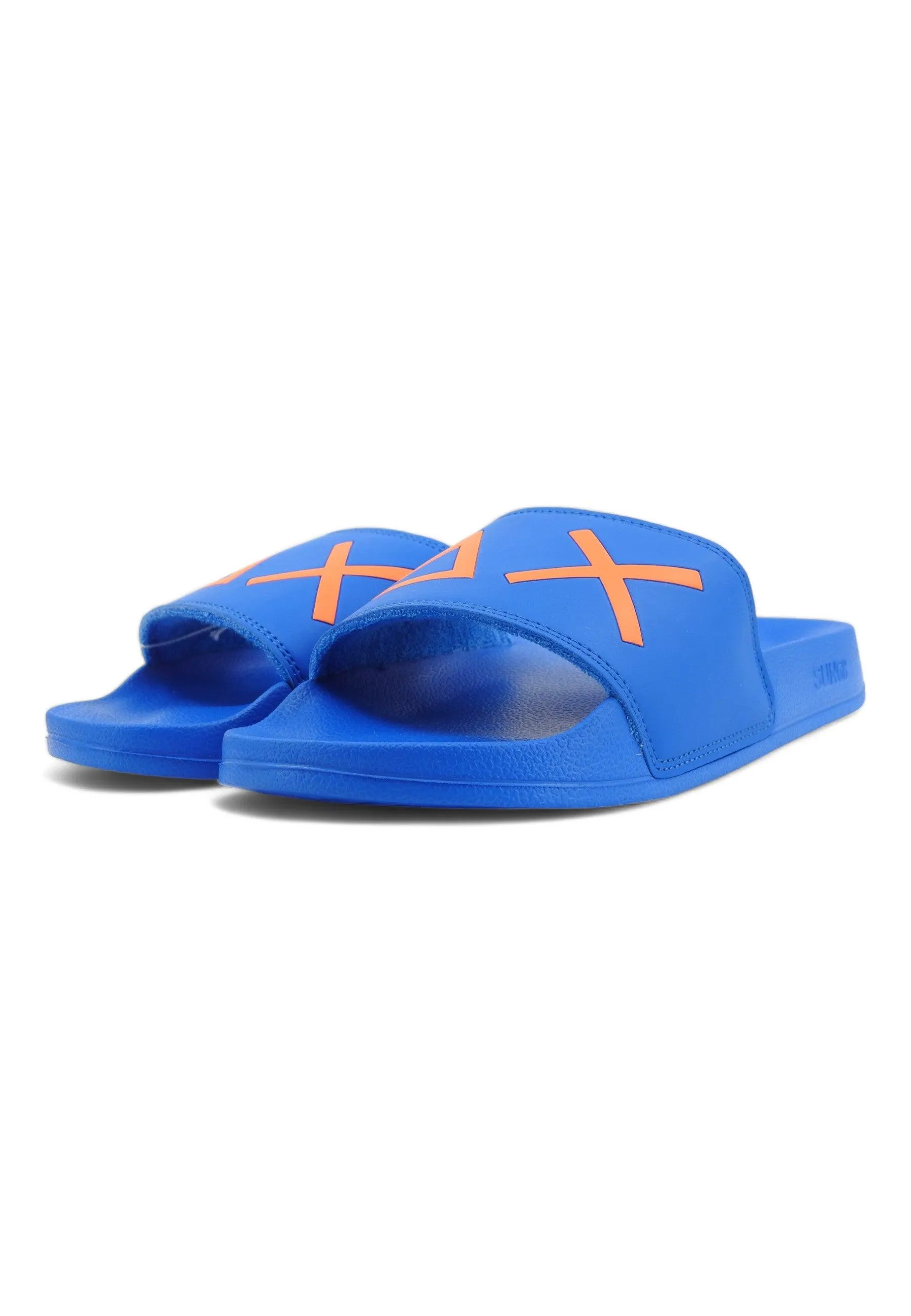 SUN68 Slippers Ciabatta Uomo Blu Royal X34103