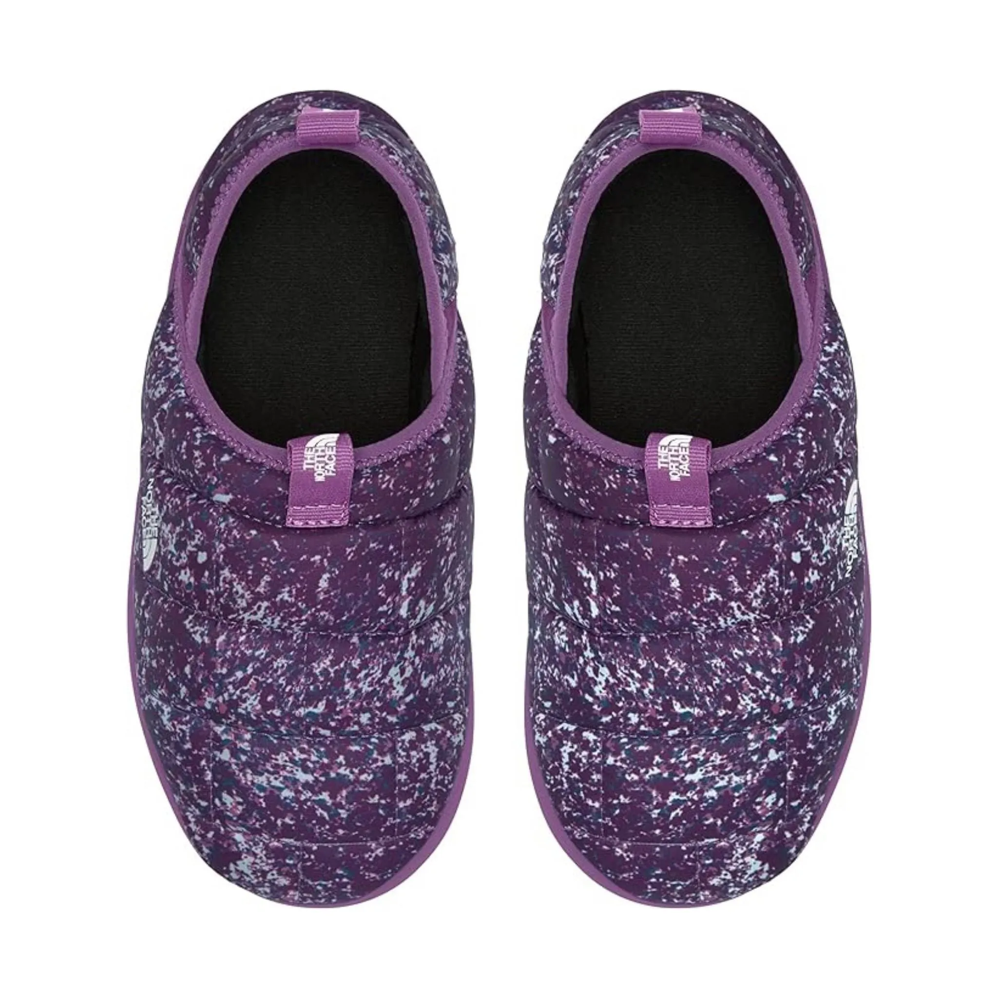 The North Face Kids' Thermoball Trac Mules II - Gravity Purple Paint Spots Print/Gravity Purple