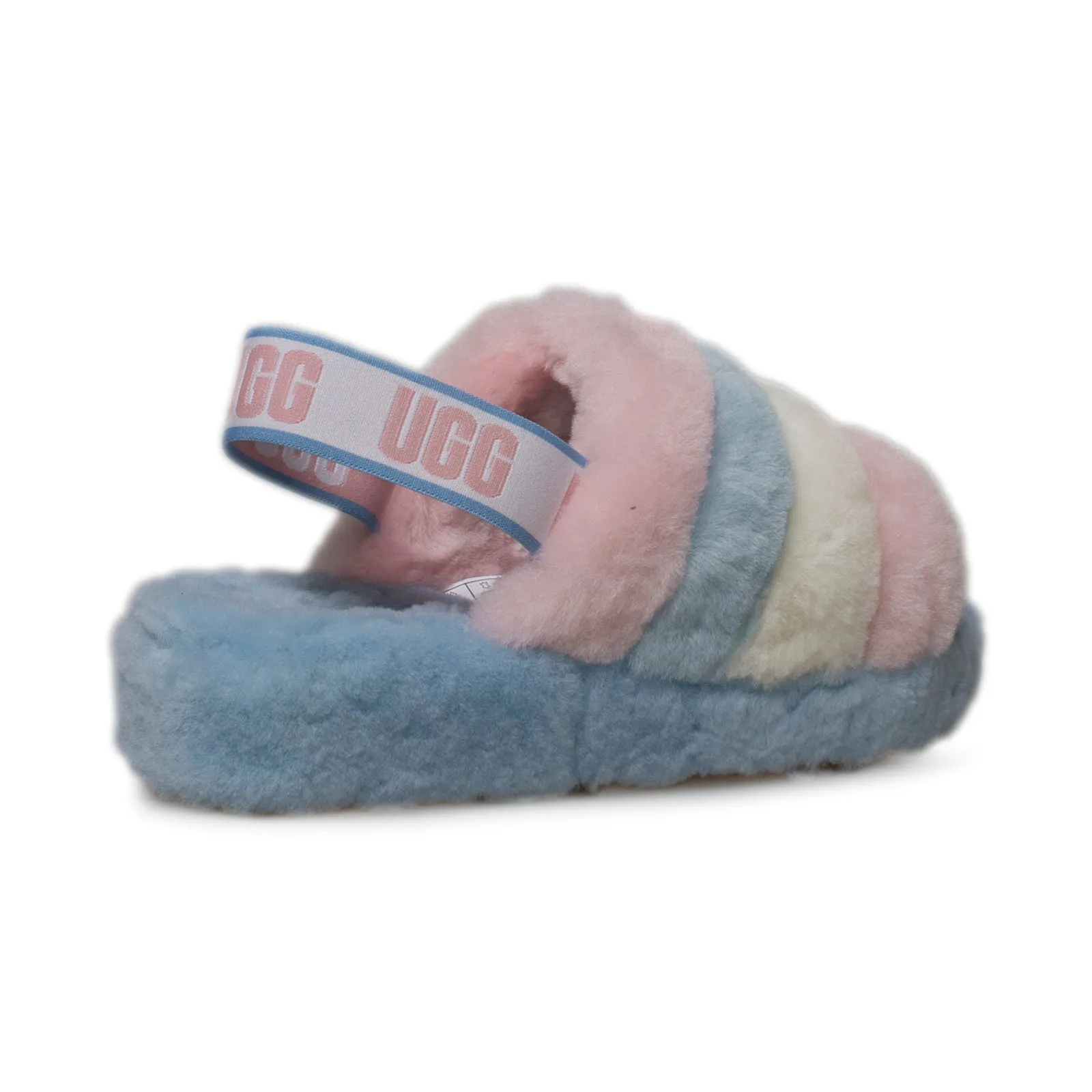 UGG Fluff Yeah Slide Pride Stripes Slippers - Women's