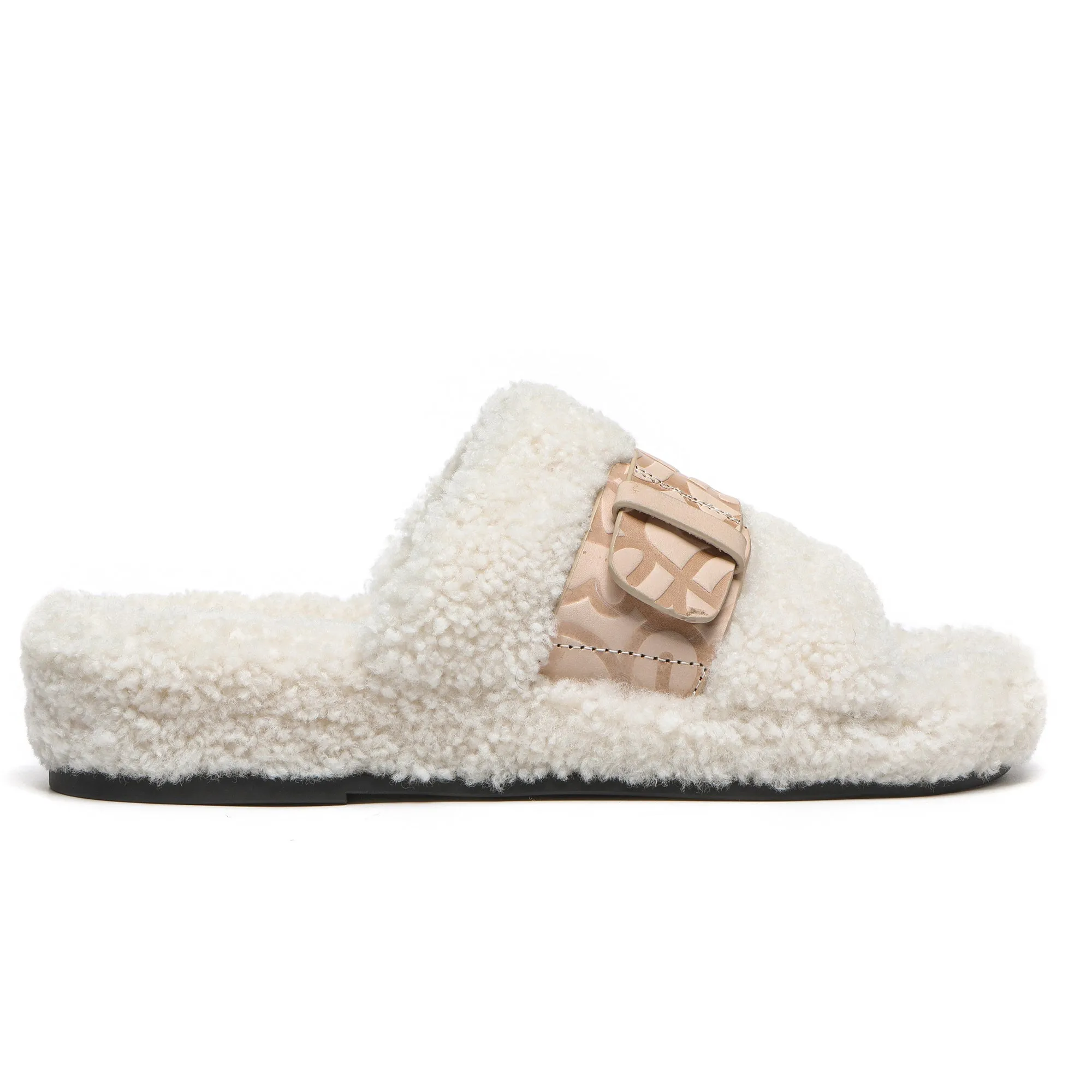 UGG Georgie Sheepskin Wool Slides