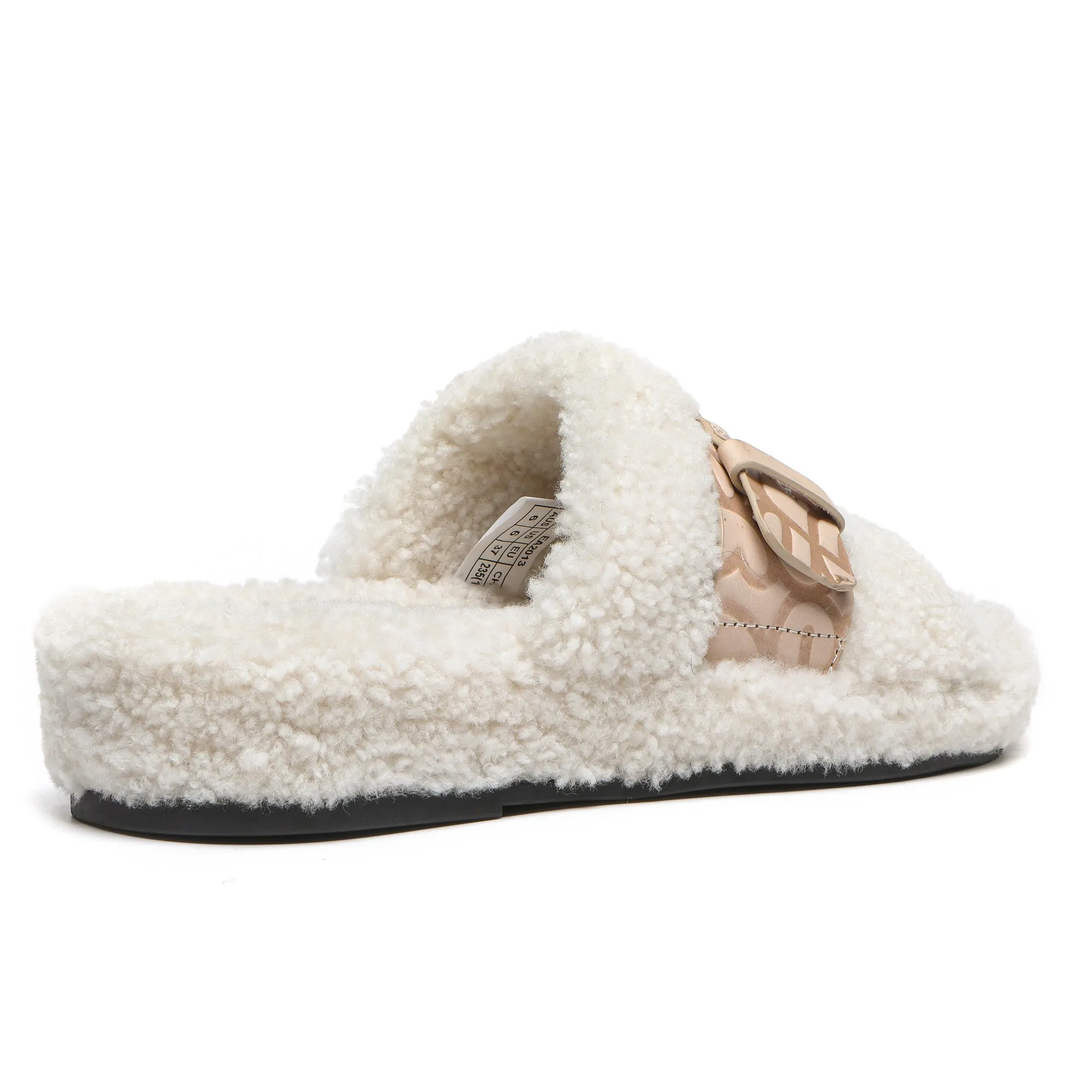 UGG Georgie Sheepskin Wool Slides