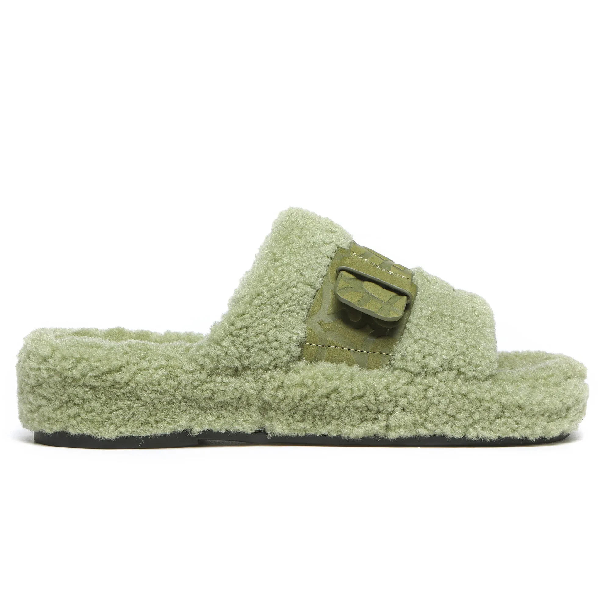 UGG Georgie Sheepskin Wool Slides