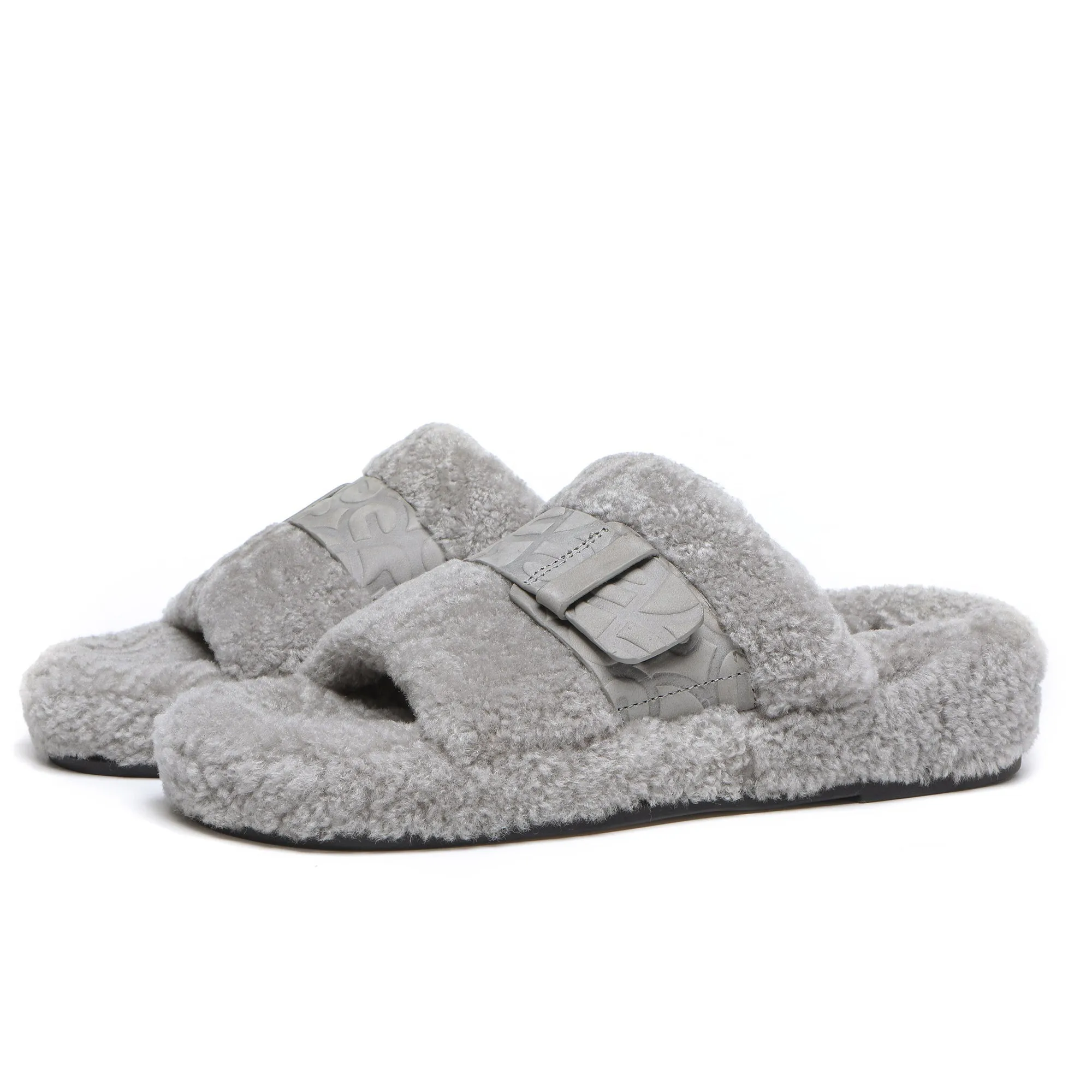 UGG Georgie Sheepskin Wool Slides