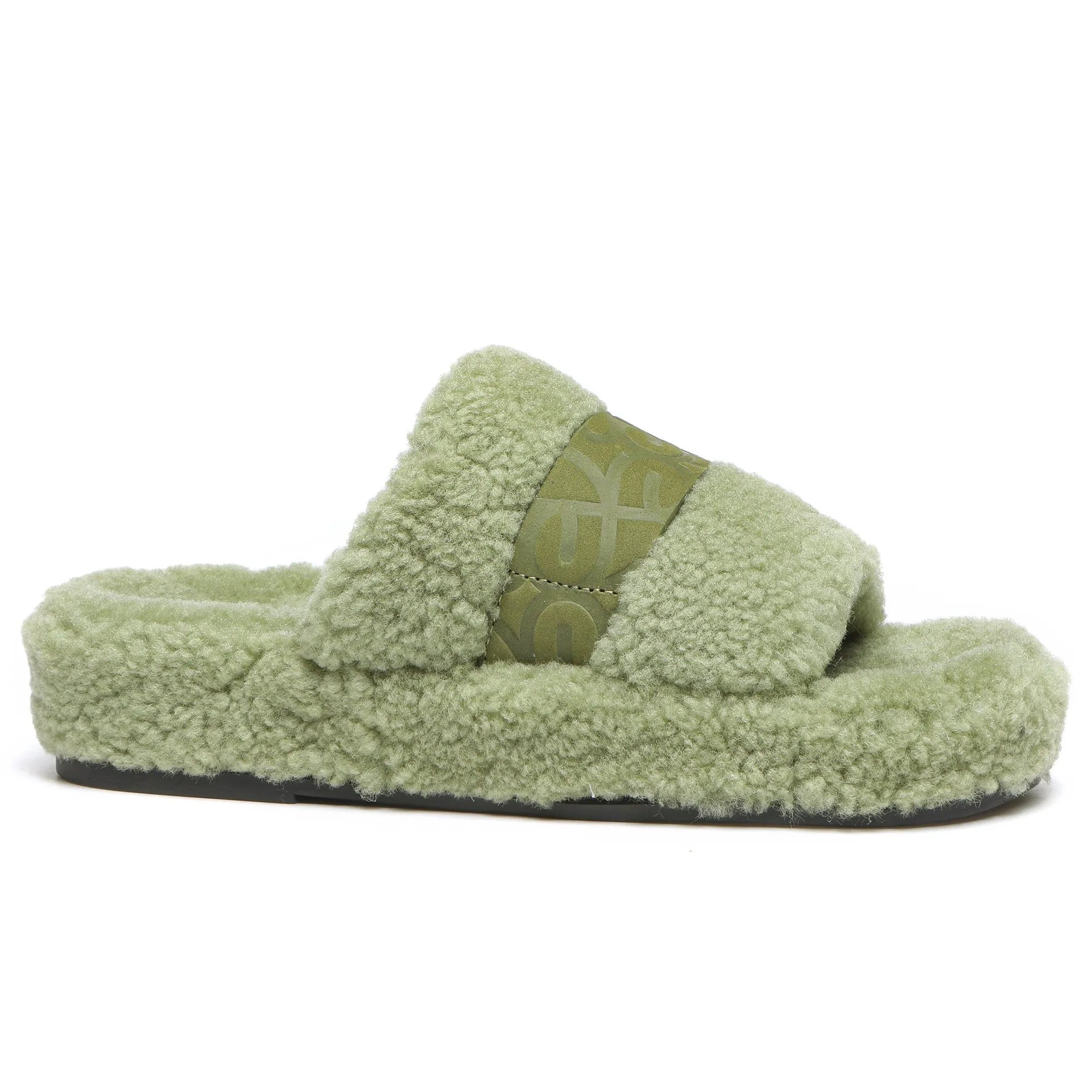 UGG Georgie Sheepskin Wool Slides