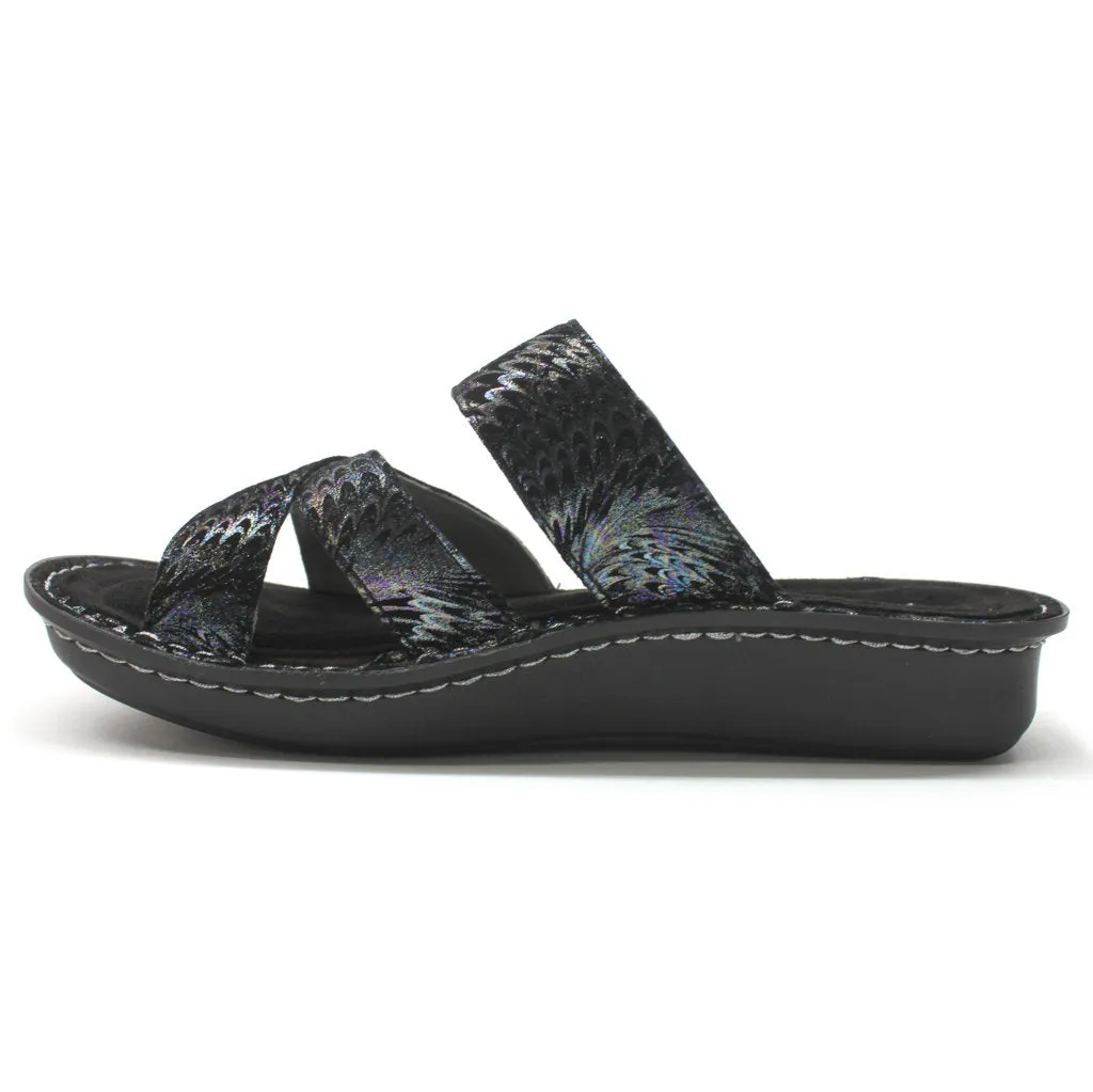 Victoriah Leather Women's Slip-on Sandals