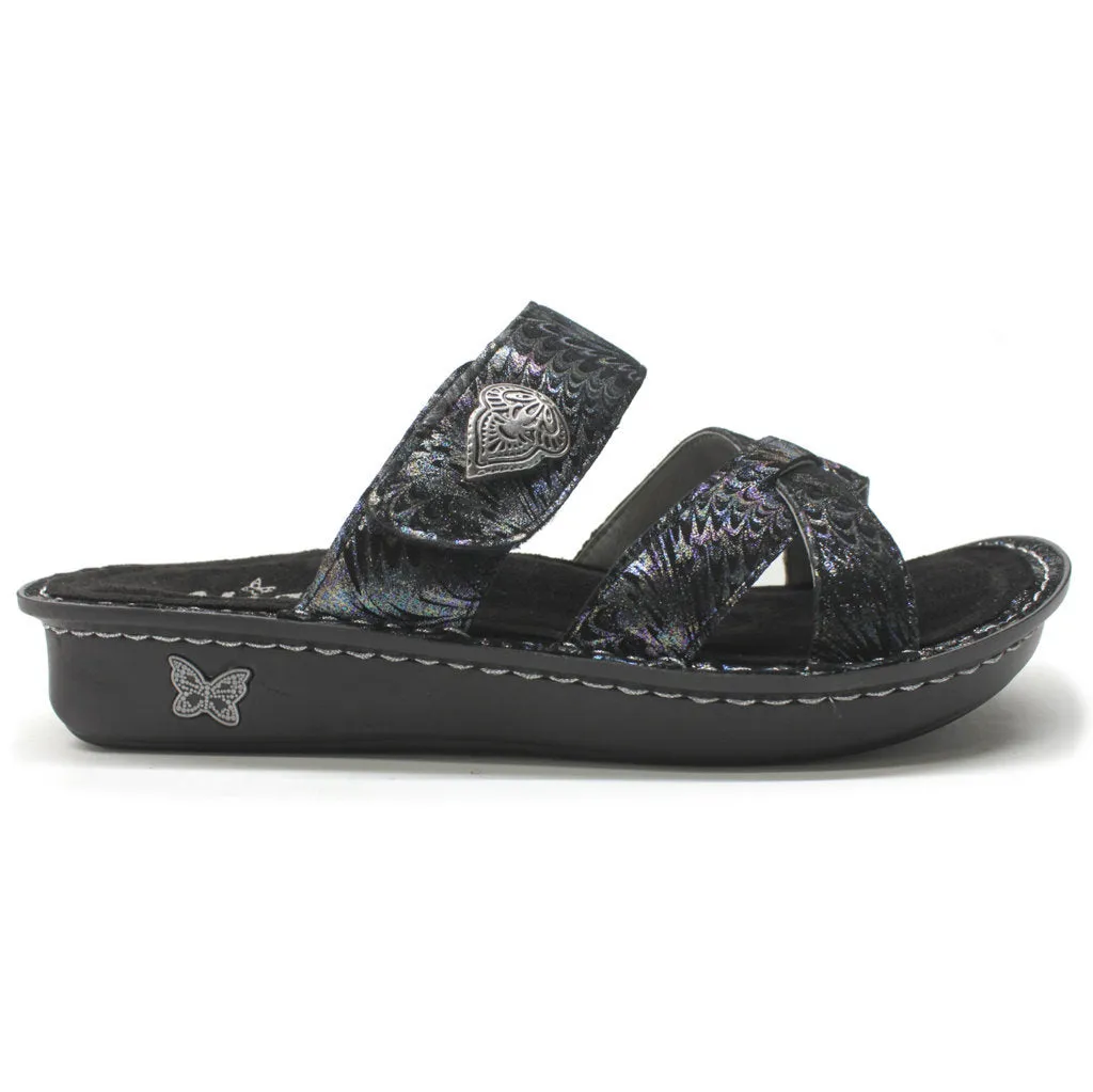 Victoriah Leather Women's Slip-on Sandals