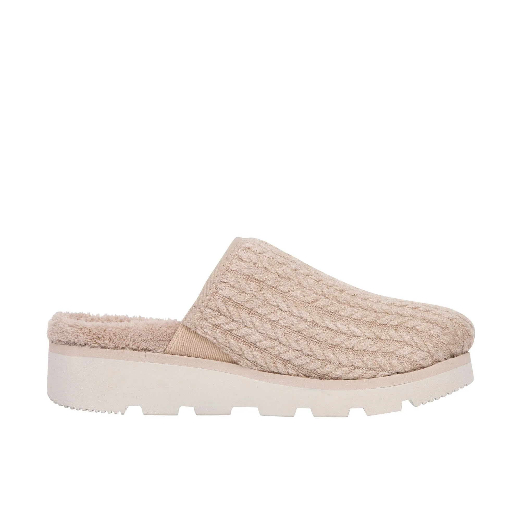 Vionic Womens Sakura Mule Slipper Wheat Braid Knit