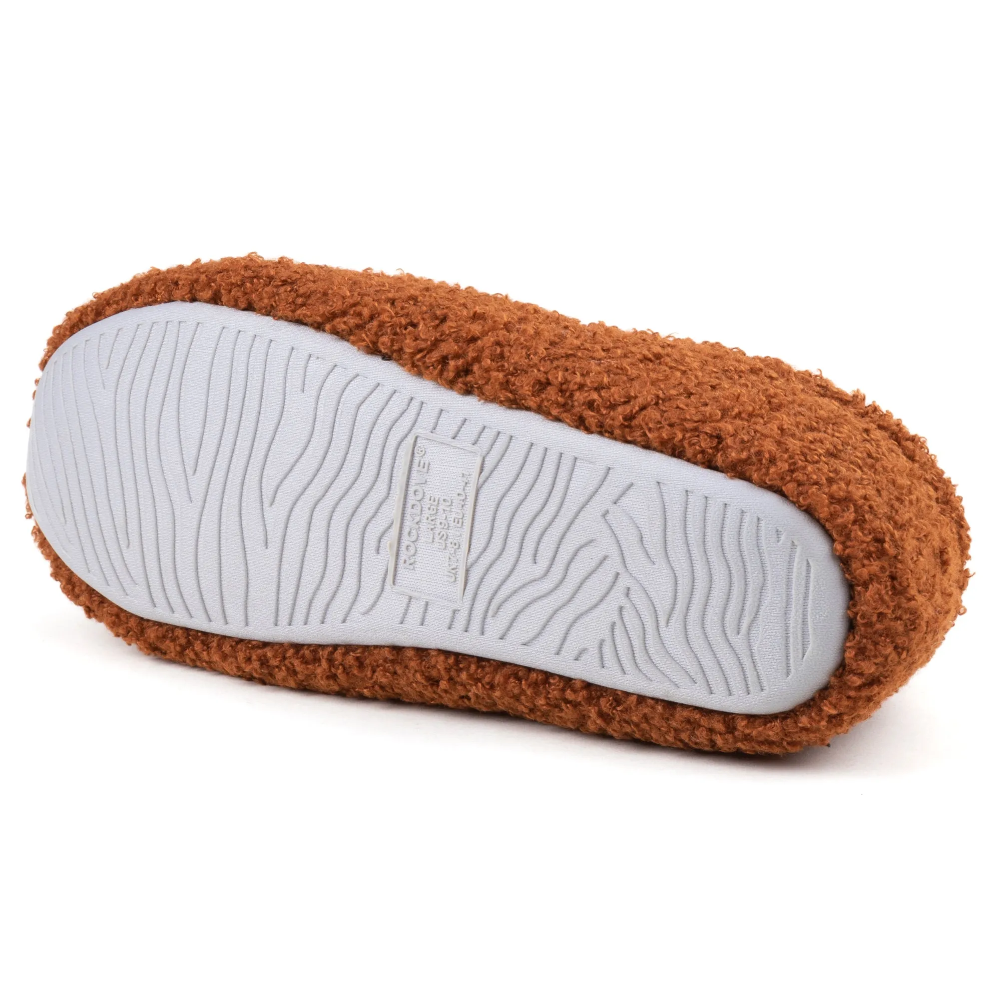 Women's Fuzzy Fleece Closed Back Indoor Slipper