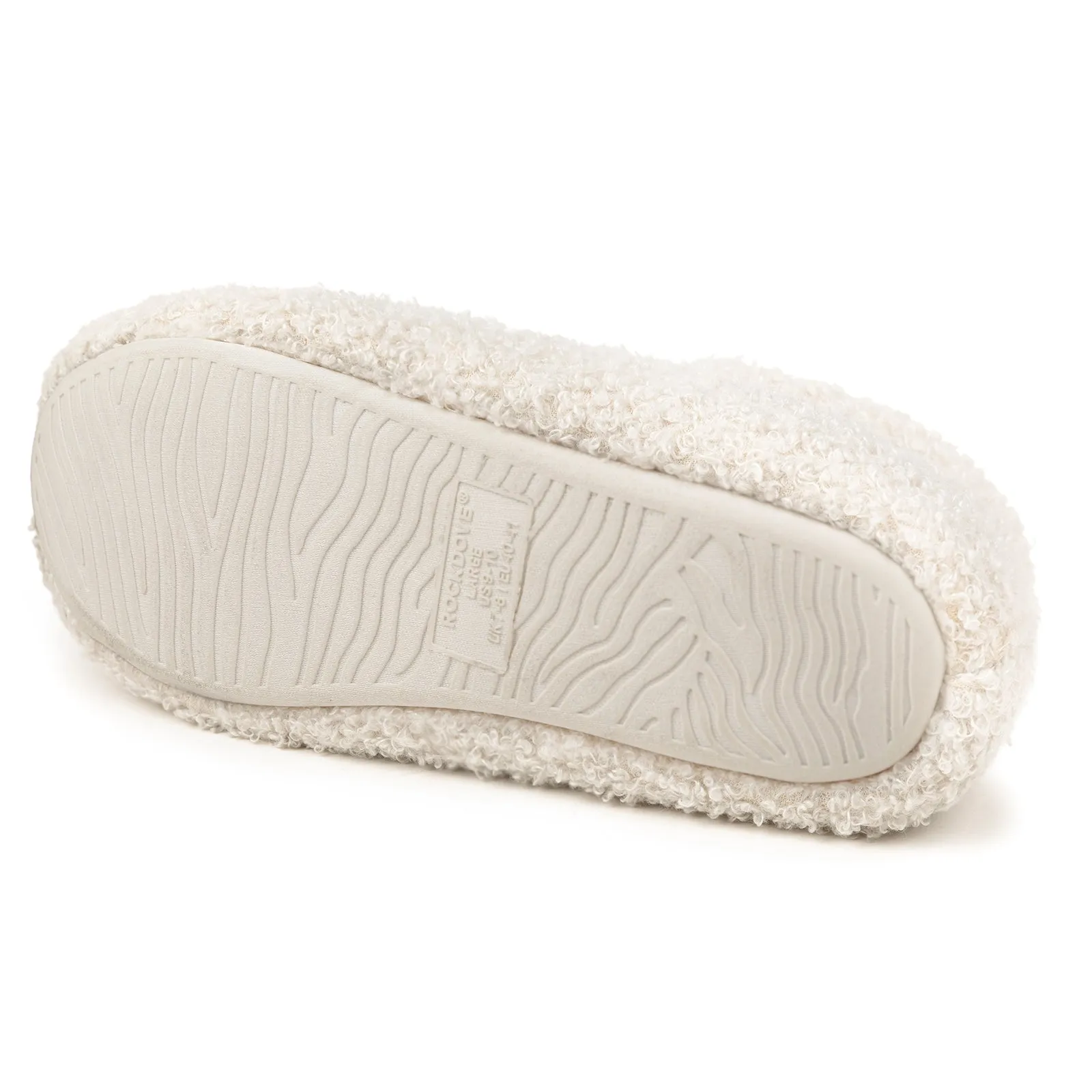 Women's Fuzzy Fleece Closed Back Indoor Slipper