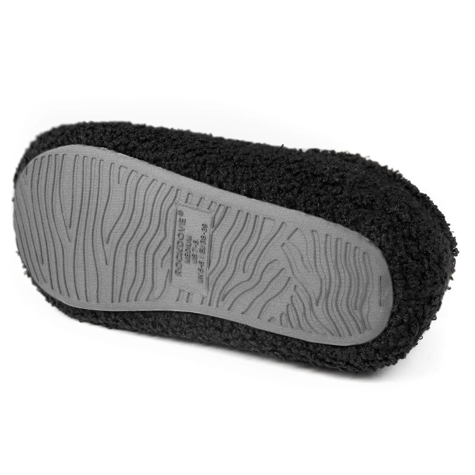 Women's Fuzzy Fleece Closed Back Indoor Slipper