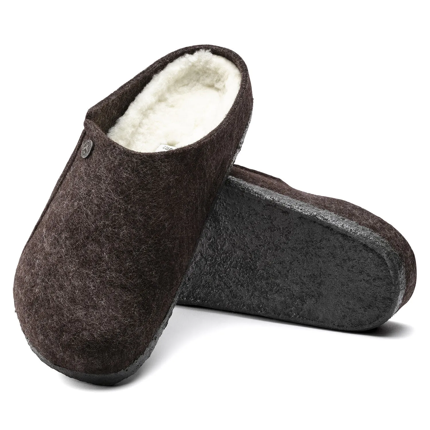 Zermatt Women - Mocha Wool Felt Shearling